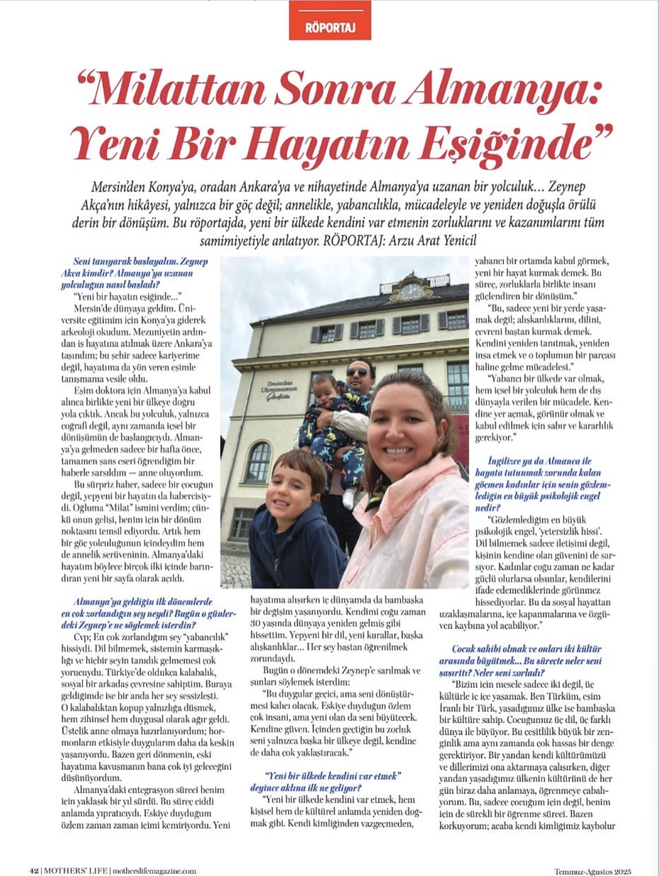 Magazine interview preview